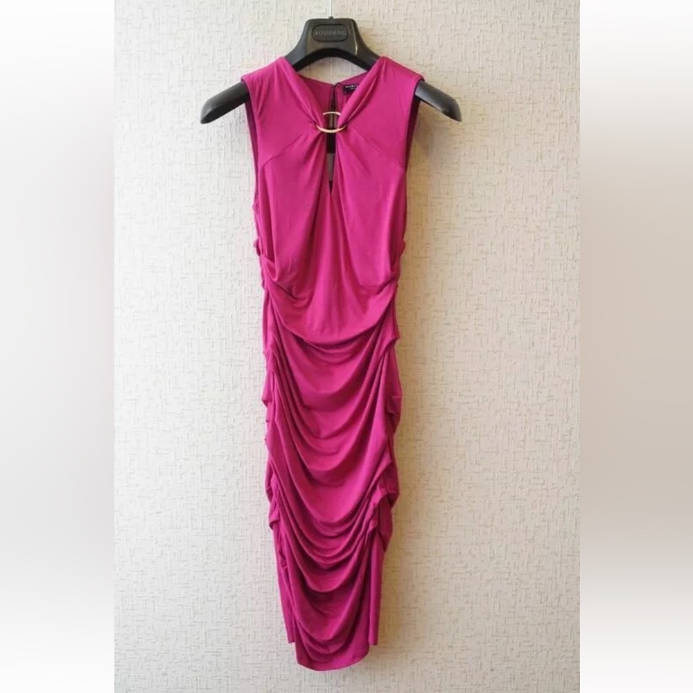 Marciano Moriah O Ring Ruched Dress - Picture 8 of 10